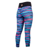 Mystic Dazzled Rashpants Women Purple Rainbow