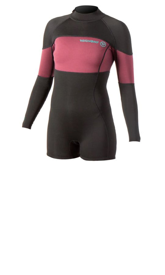 Ride Engine Luna 2/1 BZ LS Springsuit Black