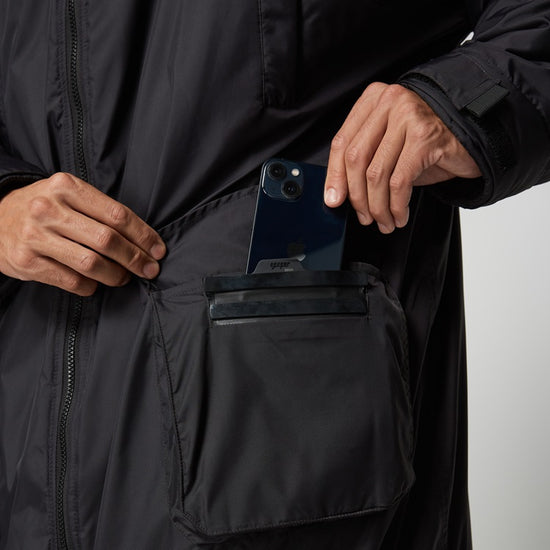 Mystic DTS Poncho Jacket Black