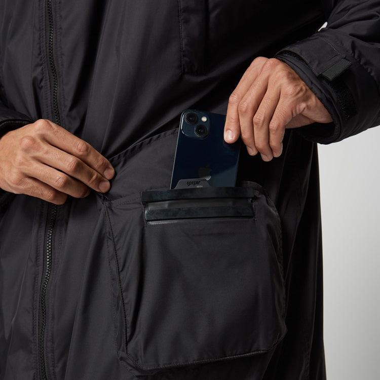 Mystic DTS Poncho Jacket Black