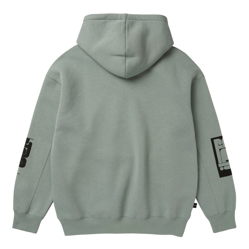 Mystic Boundless Hood Sweat Frozen Green