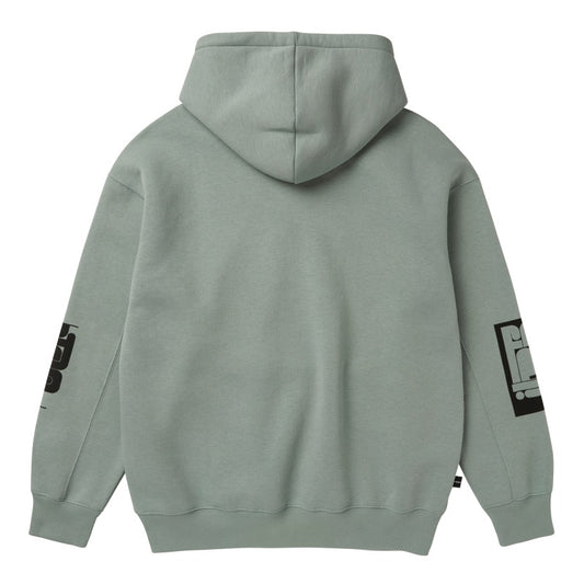 Mystic Boundless Hood Sweat Frozen Green