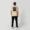 Mystic Pansy T-Shirt Pale Khaki
