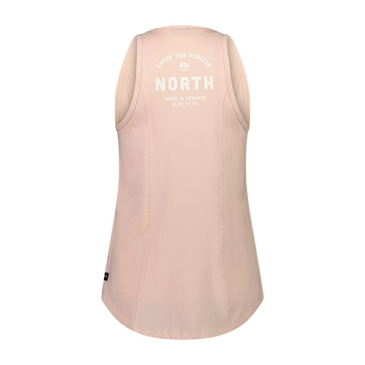 North Explorer Tank Tee Women Pink Clay von hinten