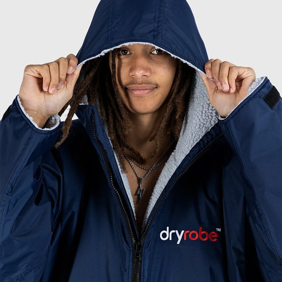 Dryrobe Advance LS Poncho Navy Grey