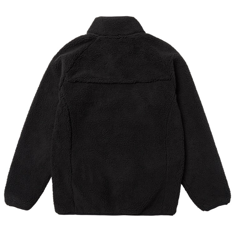 Mystic DTS Teddy Zip Thru Sweat Black