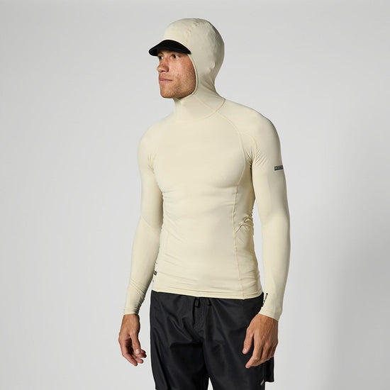 Mystic Uncharted L S Hooded Rashvest Sand