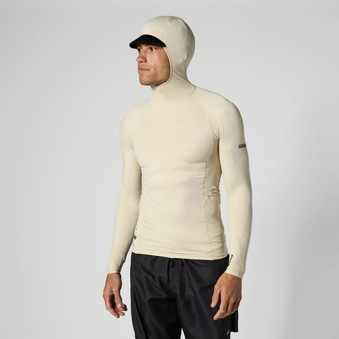 Mystic Uncharted L S Hooded Rashvest Sand