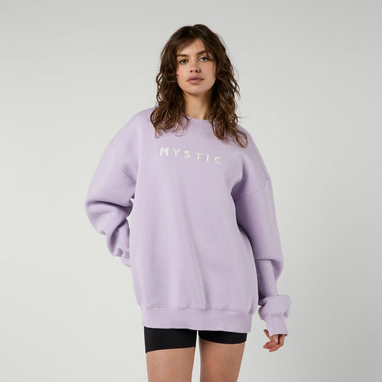 Mystic Brand Crew Sweater Lilac