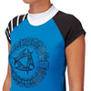 Mystic Maori Rash Vest Capsleeves Women Blue S
