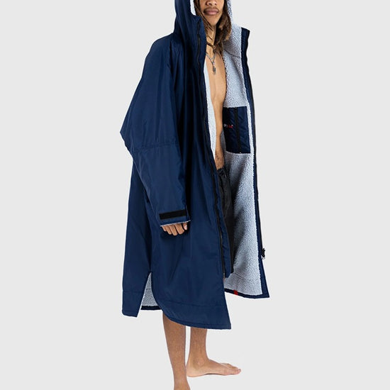 Dryrobe Advance LS Poncho Navy Grey