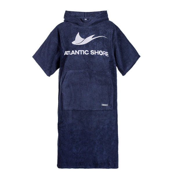 Atlantic Shore Basic Poncho Navy Blue