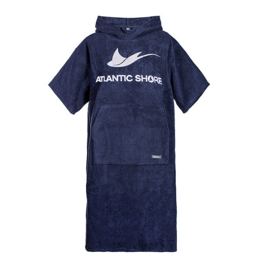Atlantic Shore Basic Poncho Navy Blue
