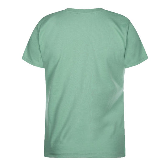 Mystic Brand Tee Women Big Logo Seasalt Green