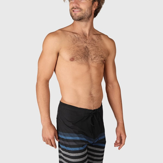 Brunotti Paitor-Stripe Men Boardshort Black