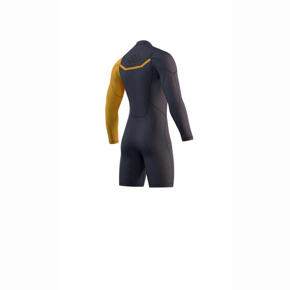 Mystic Marshall LS Shorty 3/2mm Fzip Mustard