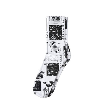 Mystic Lowe Allover Socks White