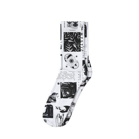 Mystic Lowe Allover Socks White