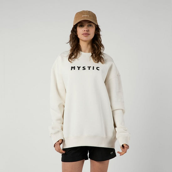 Mystic Brand Crew Sweater Off White