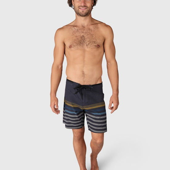 Brunotti Paitor-Stripe Men Boardshort Graphite Blue