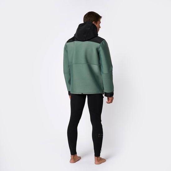 Mystic Fulmar Neoprene Hoodie 3/2mm Dark Olive