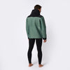 Mystic Fulmar Neoprene Hoodie 3/2mm Dark Olive