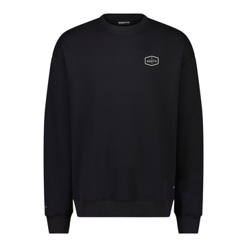North Horizon Badge Crew Sweat Black