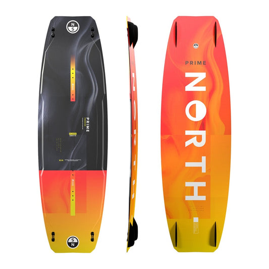 North Prime TT Board 2026 Black Orange Flash
