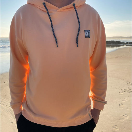 Schwerelosigkite Hoodie Wind Waves Coral