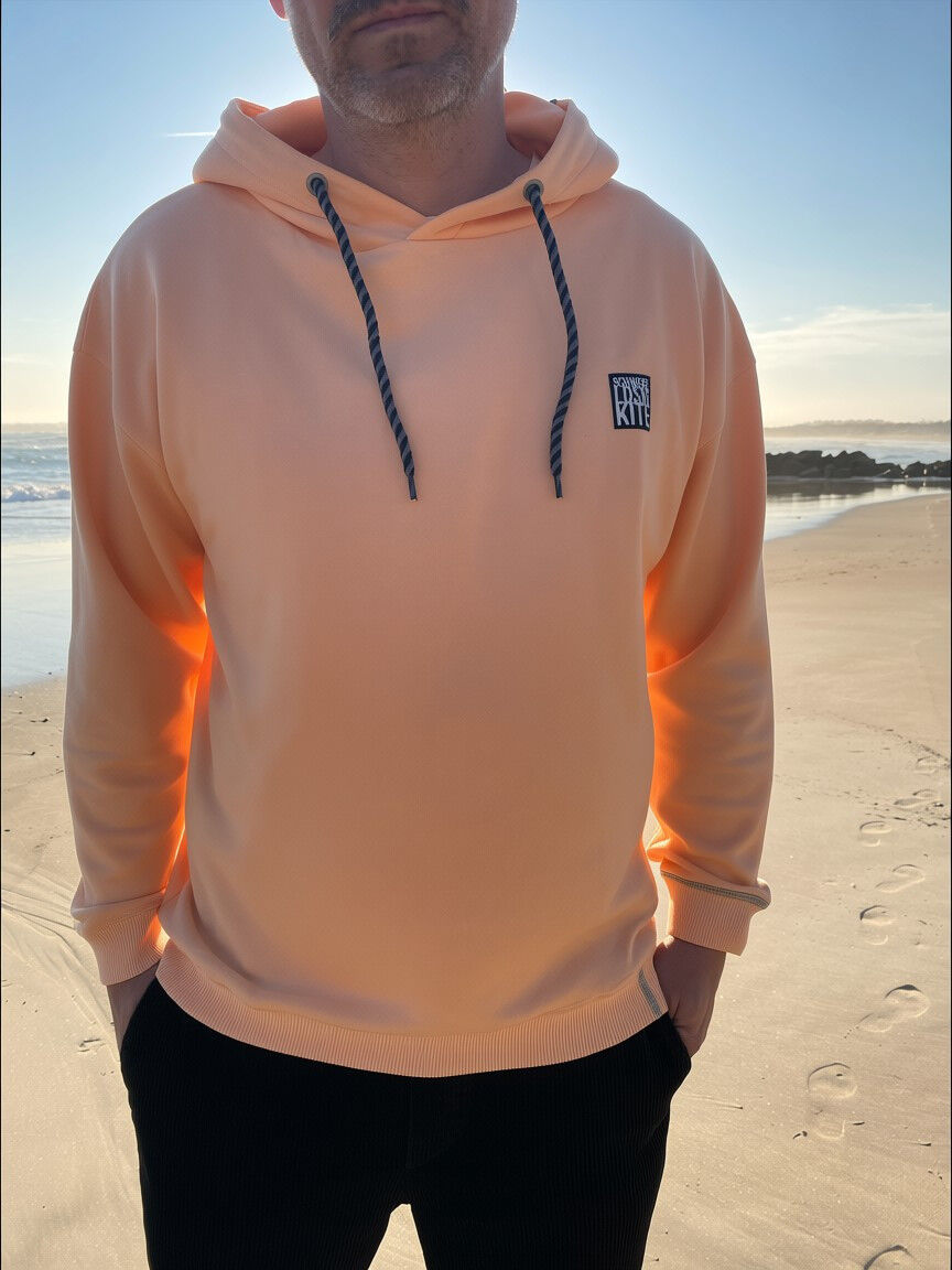 Schwerelosigkite Hoodie Wind Waves Coral