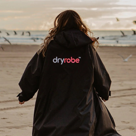 Dryrobe Advance LS Poncho Black Pink