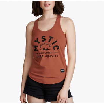 Mystic Lowe Singlet Women Rusty Red