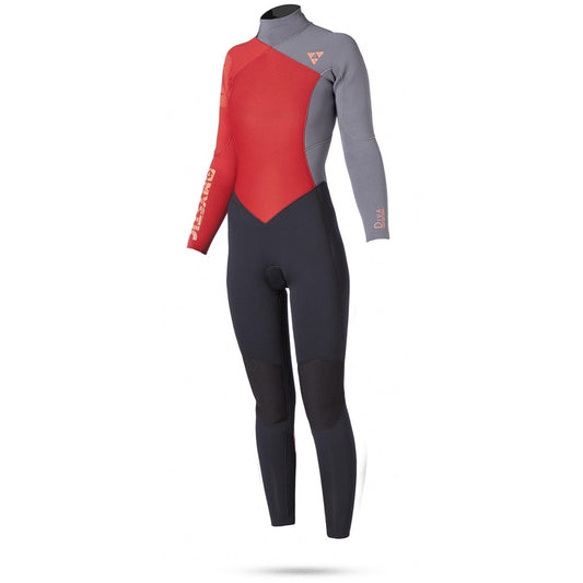 Mystic Diva 5/3 Wetsuit Back Zip Coral