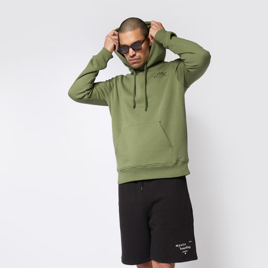 Mystic Ethos Hood Sweat Dark Olive