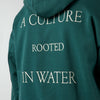 Mystic Rooted Hood Sweat Teal