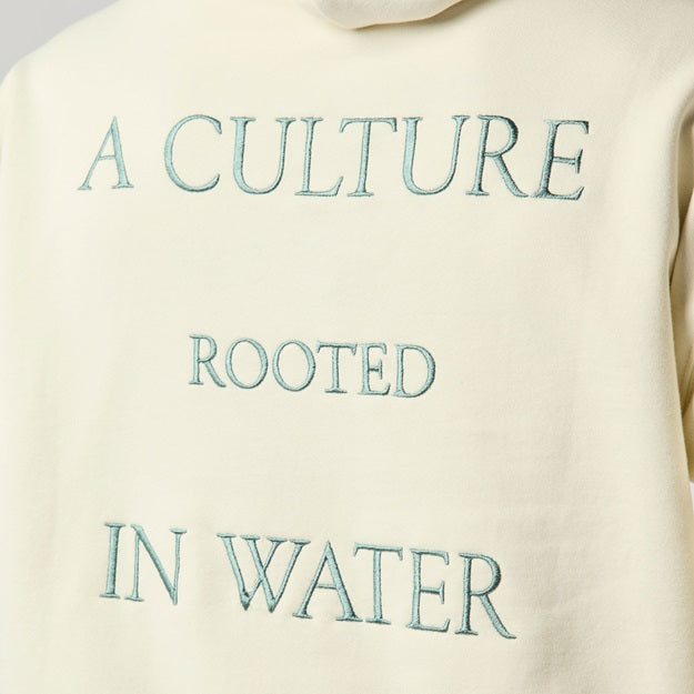 Mystic Rooted Hood Sweat Dirty White