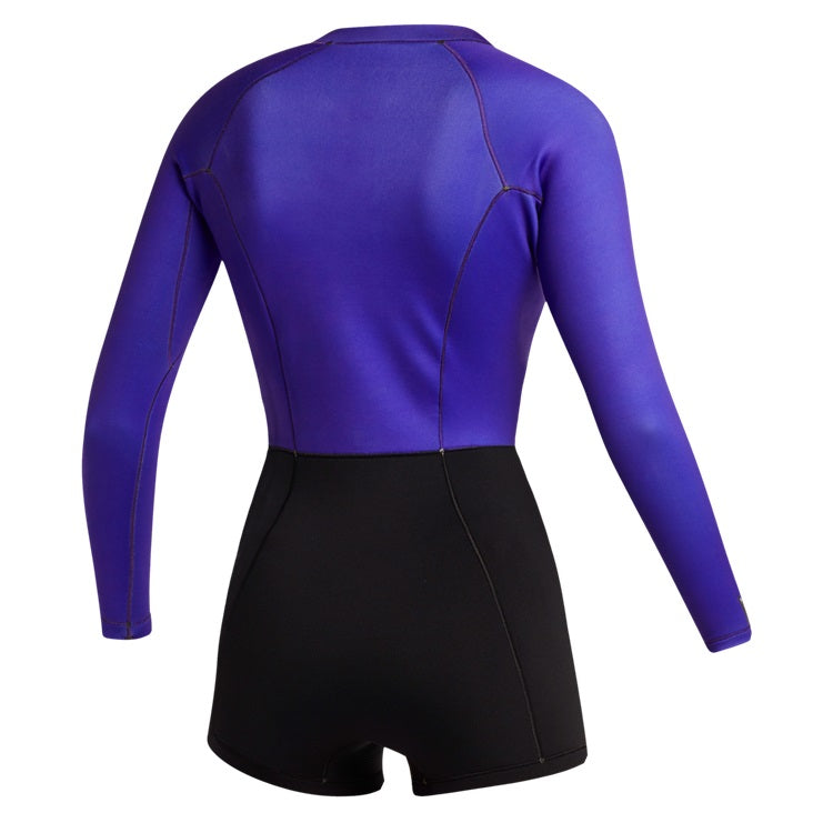 Mystic Lunar LS Shorty 2/2mm Fzip Women Black Purple