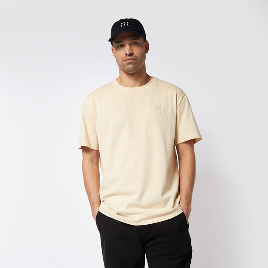 Mystic Backwash Tee Warm Sand