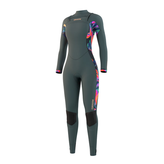 Mystic Dazzled Fullsuit 5/3mm Fzip Dark Leaf