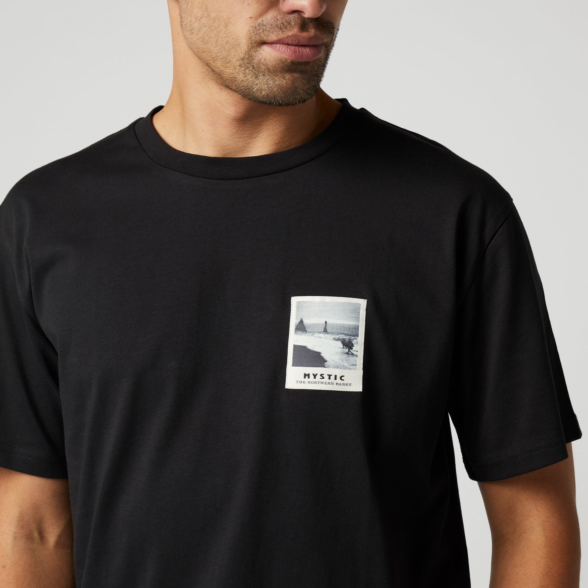 Mystic Fjord Tee Black