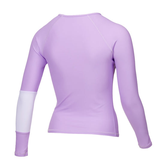 Mystic Jayde L/S Rash Vest Women Pastel Lilac