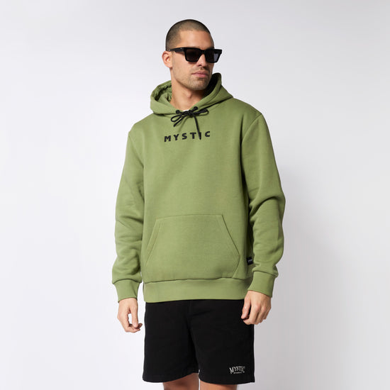 Mystic Icon Hood Sweat Dark Olive