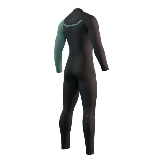Mystic Marshall Fullsuit 3/2mm Fzip Black Green