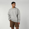 Mystic Brand Crew Sweater Light Grey