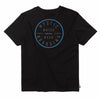 Mystic Boarding Tee Black von hinten