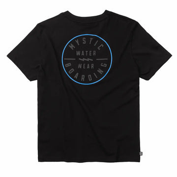 Mystic Boarding Tee Black von hinten