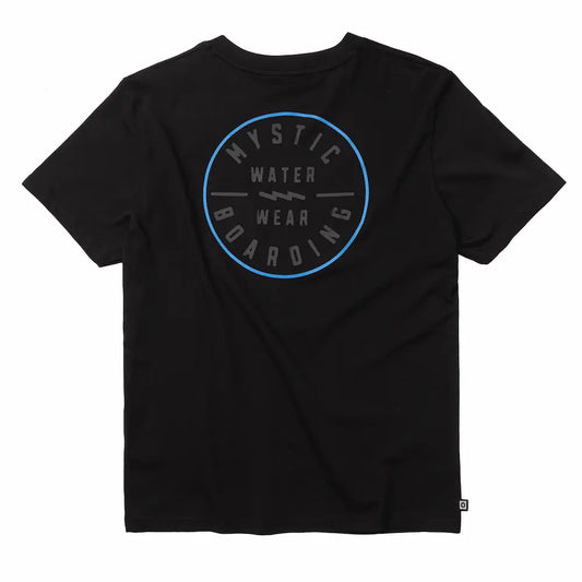 Mystic Boarding Tee Black von hinten