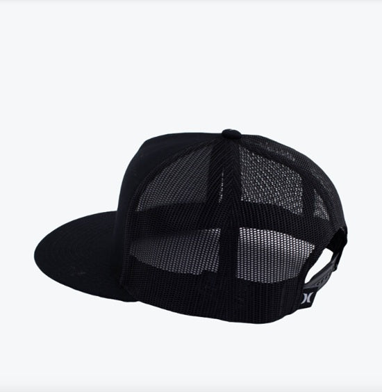 Hurley Icon Solid Flat Trucker Cap
