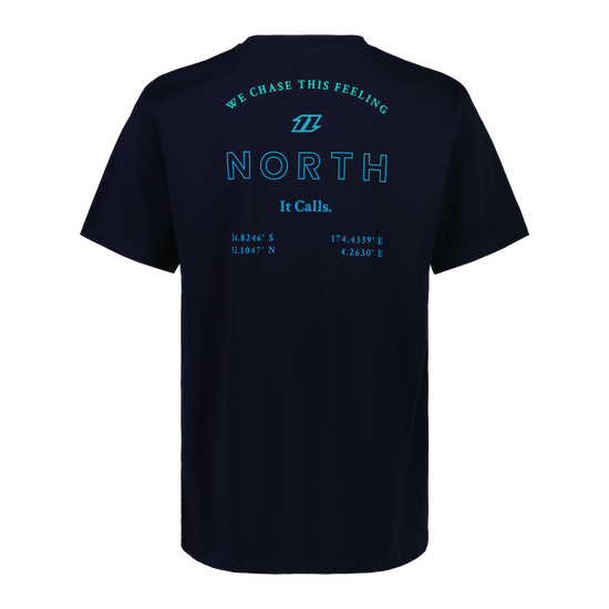 North Location Tee Navy