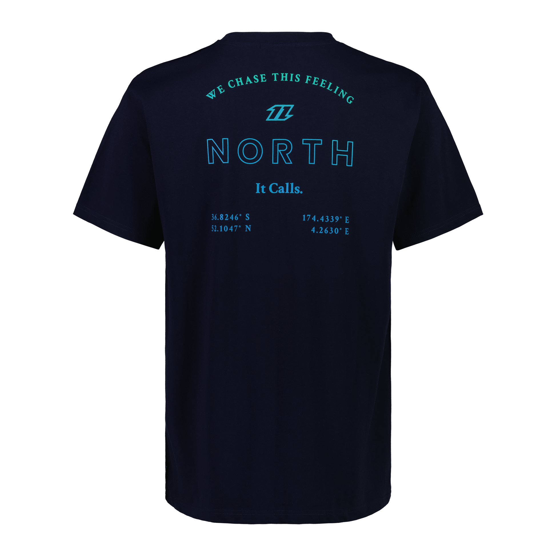 North Location Tee Navy